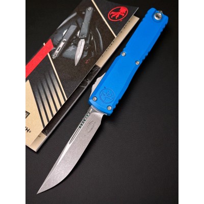 Нож складной MicroTech MCT112110APBL Ultratech Gen III ZBP, Apocalyptic Blade, Blue Handle