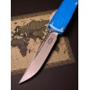 Нож складной MicroTech MCT112110APBL Ultratech Gen III ZBP, Apocalyptic Blade, Blue Handle