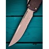 Нож складной MicroTech MCT112111AP ZBP Ultratech Gen III, Part Serrated Apocalyptic Blade, Black Handle