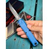 Нож складной MicroTech MCT11211BL Ultratech Gen III ZBP, Black Blade, Blue Handle