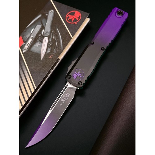Нож складной MicroTech MCT11211FBKPU Ultratech Gen IV, Faded Black-Purple