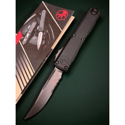 Нож складной MicroTech MCT11212DLCTSH Ultratech Gen III ZBP, Part Serrated Blade, Shadow Signature Series Нож складной MicroTech MCT11212DLCTSH Ultratech Gen III ZBP, Part Serrated Blade, Shadow Signature Series
