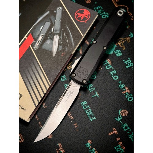 Нож складной MicroTech MCT1121410 Ultratech Gen IV, StoneWash Blade, Black Handle Нож складной MicroTech MCT1121410 Ultratech Gen IV, StoneWash Blade, Black Handle