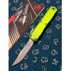 Нож складной MicroTech MCT1121410APNG Ultratech Gen IV, Apocalyptic Blade, Neon Green Handle