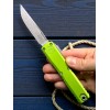 Нож складной MicroTech MCT1121410APNG Ultratech Gen IV, Apocalyptic Blade, Neon Green Handle