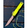 Нож складной MicroTech MCT1121410APNG Ultratech Gen IV, Apocalyptic Blade, Neon Green Handle