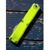 Нож складной MicroTech MCT1121410APNG Ultratech Gen IV, Apocalyptic Blade, Neon Green Handle