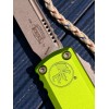 Нож складной MicroTech MCT1121410APNG Ultratech Gen IV, Apocalyptic Blade, Neon Green Handle