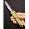 Нож складной MicroTech MCT1121410APOD Ultratech Gen IV, Apocalyptic Blade, OD Green Handle