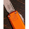 Нож складной MicroTech MCT1121410APOR Ultratech Gen IV, Apocalyptic Blade, Orange Handle