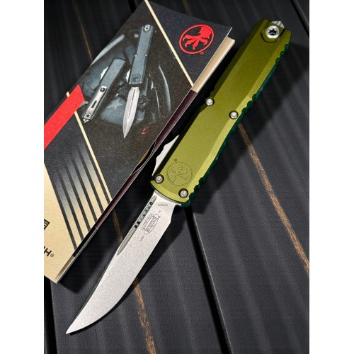Нож складной MicroTech MCT1121410OD Ultratech Gen IV, StoneWash Blade, OD Green Handle Нож складной MicroTech MCT1121410OD Ultratech Gen IV, StoneWash Blade, OD Green Handle