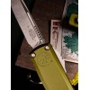 Нож складной MicroTech MCT1121410OD Ultratech Gen IV, StoneWash Blade, OD Green Handle