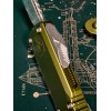 Нож складной MicroTech MCT1121410OD Ultratech Gen IV, StoneWash Blade, OD Green Handle
