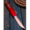 Нож складной MicroTech MCT1121410RD Ultratech Gen IV, StoneWash Blade, Red Handle