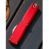 Нож складной MicroTech MCT1121410RD Ultratech Gen IV, StoneWash Blade, Red Handle