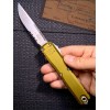 Нож складной MicroTech MCT1121411OD Ultratech Gen IV, StoneWash PartSerrated Blade, OD Green Handle