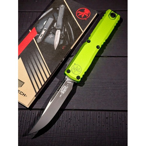 Нож складной MicroTech MCT112141NG Ultratech Gen IV, Black Blade, Neon Green Handle Нож складной MicroTech MCT112141NG Ultratech Gen IV, Black Blade, Neon Green Handle