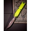 Нож складной MicroTech MCT112141NG Ultratech Gen IV, Black Blade, Neon Green Handle