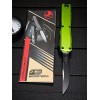 Нож складной MicroTech MCT112141NG Ultratech Gen IV, Black Blade, Neon Green Handle