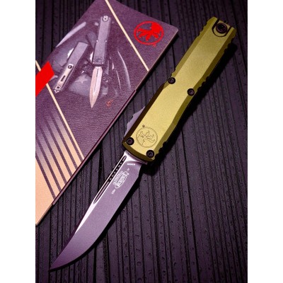 Нож складной MicroTech MCT112141OD Ultratech Gen IV, Black Blade, OD Green Handle