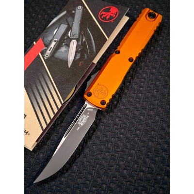 Нож складной MicroTech MCT112141OR Ultratech Gen IV, Black Blade, Orange Handle