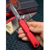 Нож складной MicroTech MCT112141RD Ultratech Gen IV, Black Blade, Red Handle