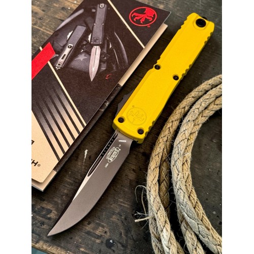 Нож складной MicroTech MCT112141YW Ultratech Gen IV, Black Blade, Yellow Handle Нож складной MicroTech MCT112141YW Ultratech Gen IV, Black Blade, Yellow Handle