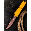 Нож складной MicroTech MCT112141YW Ultratech Gen IV, Black Blade, Yellow Handle