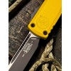 Нож складной MicroTech MCT112141YW Ultratech Gen IV, Black Blade, Yellow Handle