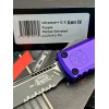 Нож складной MicroTech MCT112142PU Ultratech Gen IV, Black Part Serrated Blade, Purple Handle Нож складной MicroTech MCT112142PU Ultratech Gen IV, Black Part Serrated Blade, Purple Handle