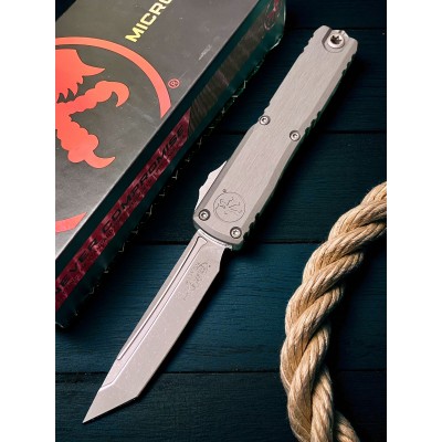 Нож складной MicroTech MCT112310APNC Auto Ultratech Gen III ZBP, Apocalyptic Blade, Gray Handle
