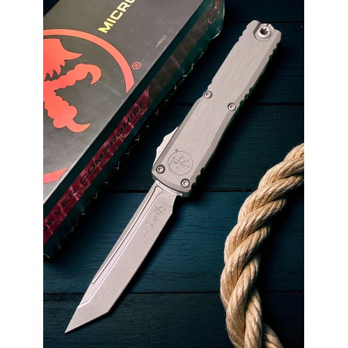 Нож складной MicroTech MCT112310APNC Auto Ultratech Gen III ZBP, Apocalyptic Blade, Gray Handle