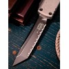 Нож складной MicroTech MCT11233NC Ultratech Gen III ZBP, Black Serrated Blade, Natural Clear Blade