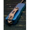 Нож складной MicroTech MCT1123410APBL Ultratech Gen IV, Apocalyptic Blade, Blue Handle