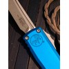 Нож складной MicroTech MCT1123410APBL Ultratech Gen IV, Apocalyptic Blade, Blue Handle