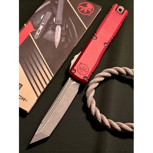 Нож складной MicroTech MCT1123410APMR Ultratech Gen IV, Apocalyptic Blade, Merlot Handle