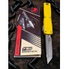Нож складной MicroTech MCT1123410YW Ultratech Gen IV, StoneWash Blade, Yellow Handle Нож складной MicroTech MCT1123410YW Ultratech Gen IV, StoneWash Blade, Yellow Handle
