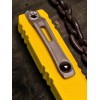 Нож складной MicroTech MCT1123412APYW Ultratech Gen IV, Apocalyptic Serrated Blade, Yellow Handle