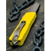 Нож складной MicroTech MCT1123412APYW Ultratech Gen IV, Apocalyptic Serrated Blade, Yellow Handle