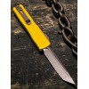 Нож складной MicroTech MCT1123412APYW Ultratech Gen IV, Apocalyptic Serrated Blade, Yellow Handle