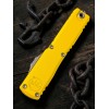 Нож складной MicroTech MCT1123412APYW Ultratech Gen IV, Apocalyptic Serrated Blade, Yellow Handle