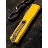 Нож складной MicroTech MCT1123412APYW Ultratech Gen IV, Apocalyptic Serrated Blade, Yellow Handle