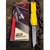 Нож складной MicroTech MCT1123412APYW Ultratech Gen IV, Apocalyptic Serrated Blade, Yellow Handle