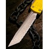 Нож складной MicroTech MCT1123412APYW Ultratech Gen IV, Apocalyptic Serrated Blade, Yellow Handle