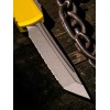 Нож складной MicroTech MCT1123412APYW Ultratech Gen IV, Apocalyptic Serrated Blade, Yellow Handle