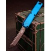 Нож складной MicroTech MCT112341BL Ultratech Gen IV, Black Blade, Blue Handle