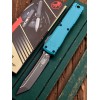 Нож складной MicroTech MCT112341CN Ultratech Gen IV, Black Blade, Cyan Handle