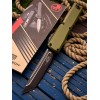 Нож складной MicroTech MCT112341OD Ultratech Gen IV, Black Blade, OD Green Handle