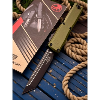 Нож складной MicroTech MCT112341OD Ultratech Gen IV, Black Blade, OD Green Handle