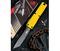 Складной нож MicroTech MCT112342YW Ultratech Gen IV, Black Part Serrated Blade, Yellow Handle Складной нож MicroTech MCT112342YW Ultratech Gen IV, Black Part Serrated Blade, Yellow Handle
